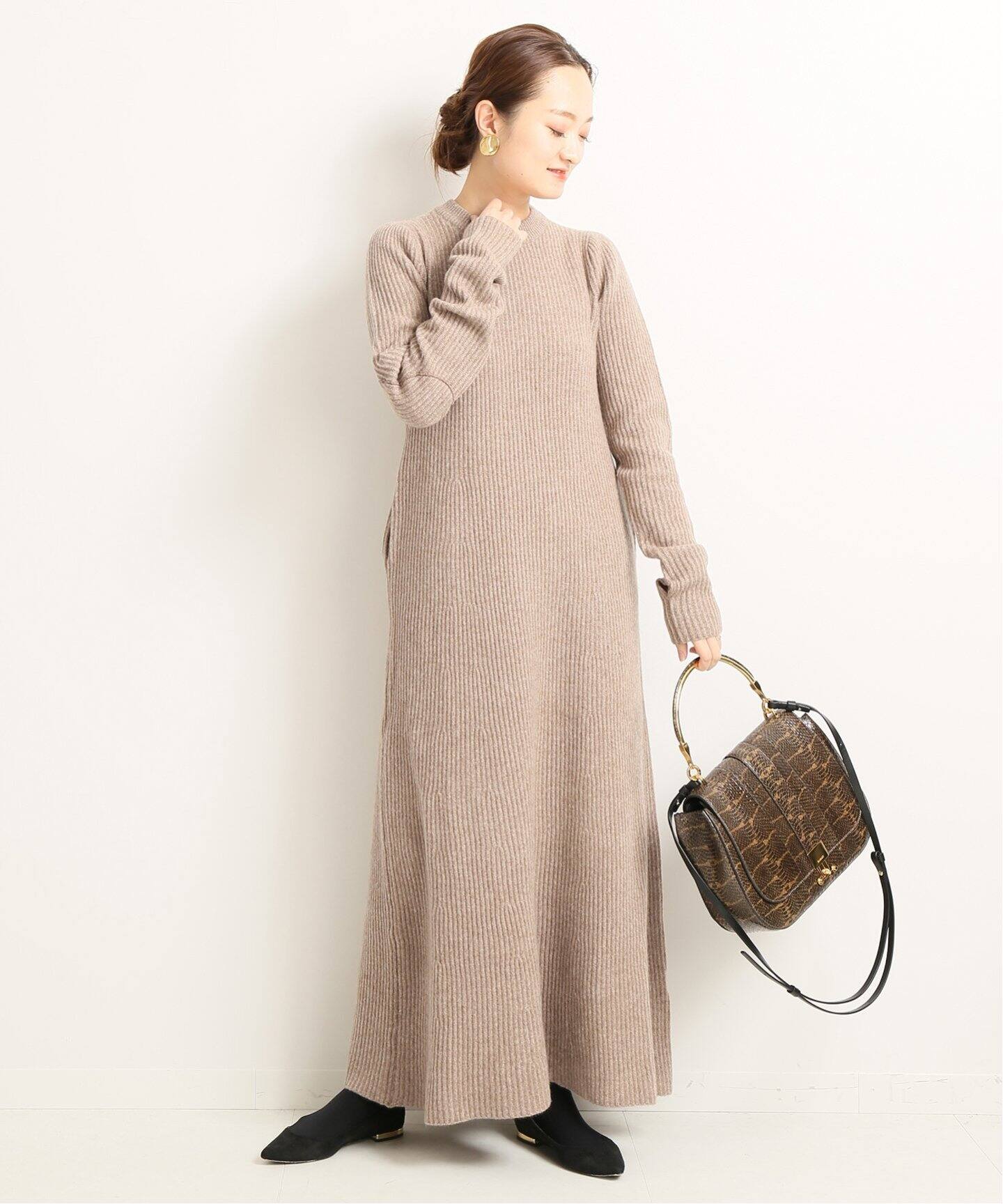 正規販売店 ヴェルメイユ パー イエナ ワンピース レディース 美品 ベージュ レギュラーカラー 七分袖 マキシ丈 シャツワンピ 在庫限り 完売次第終了ぽっきりsale Farmerscentre Com Ng