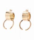 【EDAS】 CLEOS GOLD PLATED BRASS:リングピアス