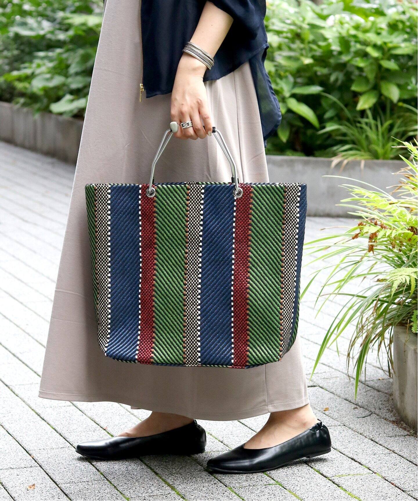 B.C STOCK ベーセーストック】MIXカラートートBAG◇[品番：BYCW0001582 