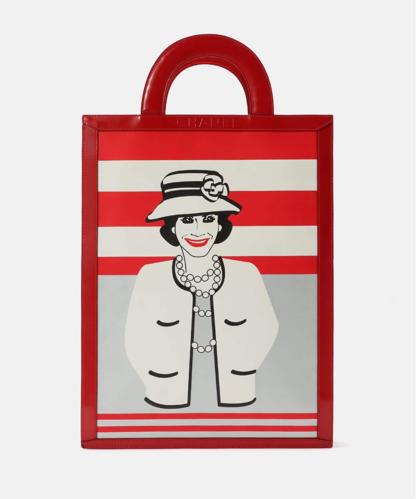 VINTAGE CHANEL/シャネル】Coco patent tote（トートバッグ