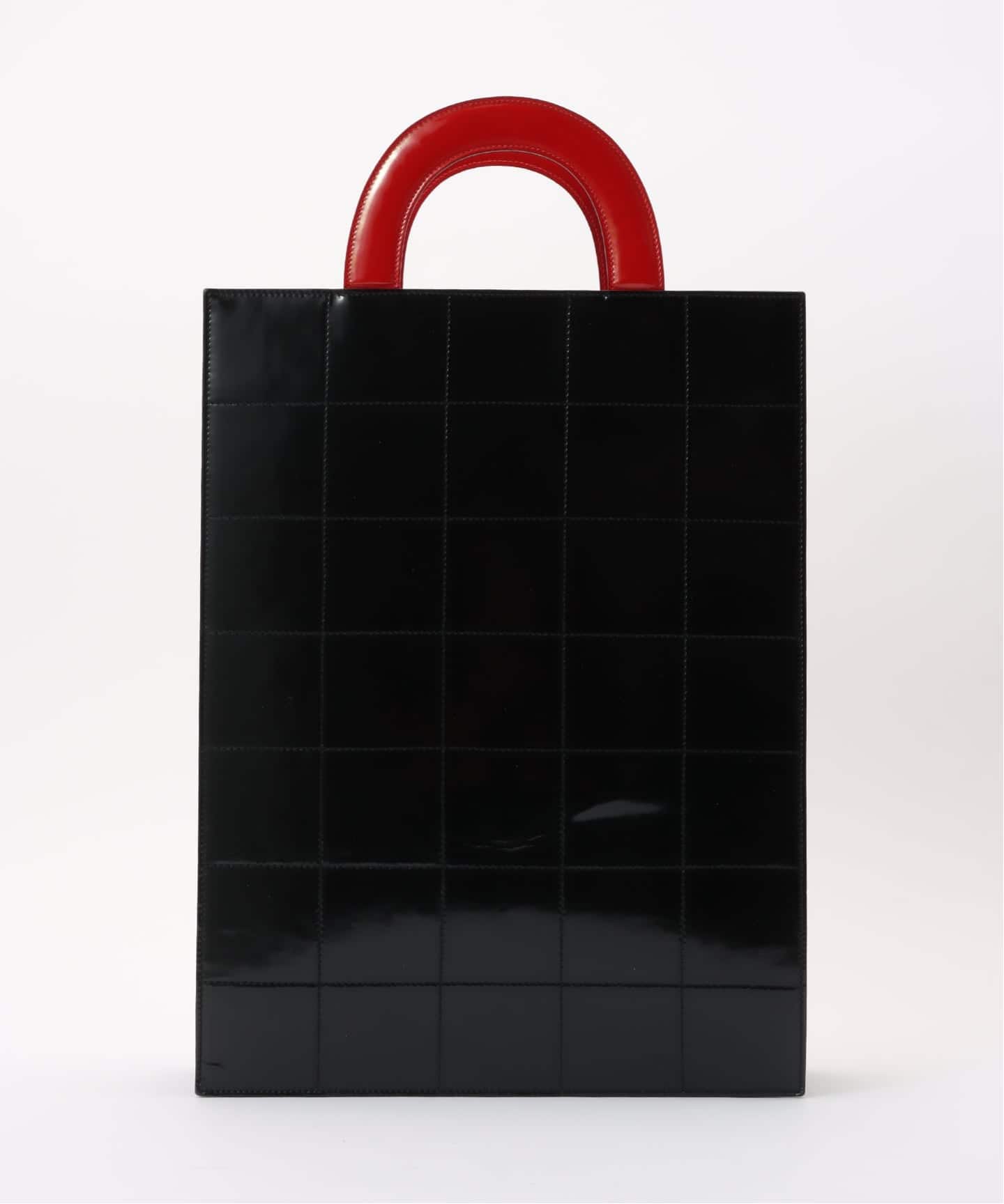 CHANEL/シャネル/ヴィンテージ/シリコン/ビニール/トートバック/レッド VINTAGE CHANEL/シャネル】Coco patent tote（トートバッグ