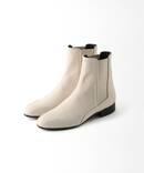 【ALUMNAE/アラムナエ】PIECED GARCONNE CHELSEA BOOT:ブーツ