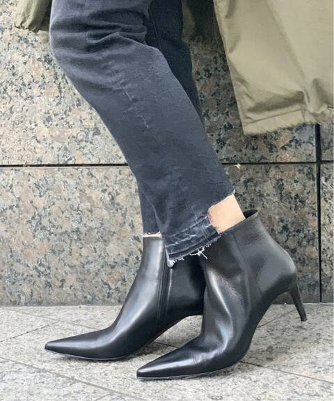 Hazy ハージー ポインテッドショートブーツ7 5cm Ap Studio エーピーストゥディオ 公式のファッション通販 Baycrew S Store