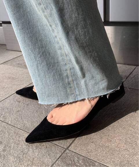 Nina Ricci スエードポインテッドフラットパンプス Ap Studio エーピーストゥディオ 公式のファッション通販 Baycrew S Store