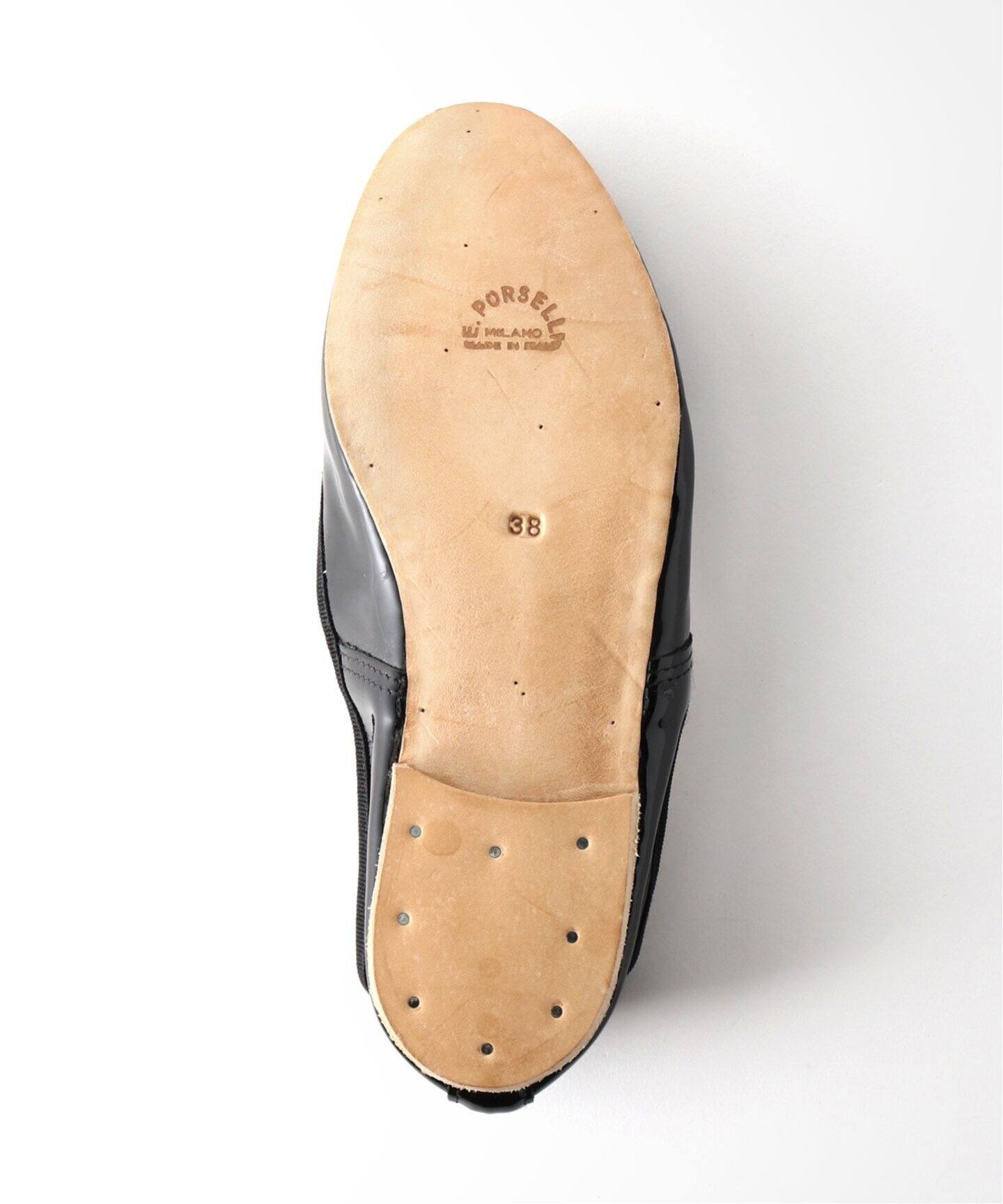 PORSELLI /ポルセリ】SP NOMAL VAMP PATENT◇（バレエシューズ 