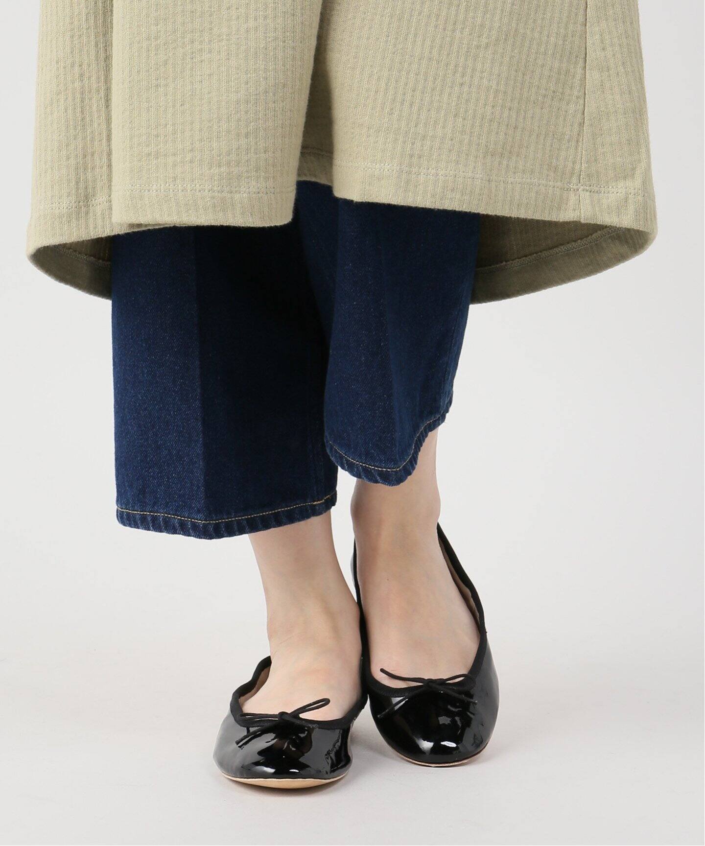 PORSELLI /ポルセリ】SP NOMAL VAMP PATENT◇（バレエシューズ 