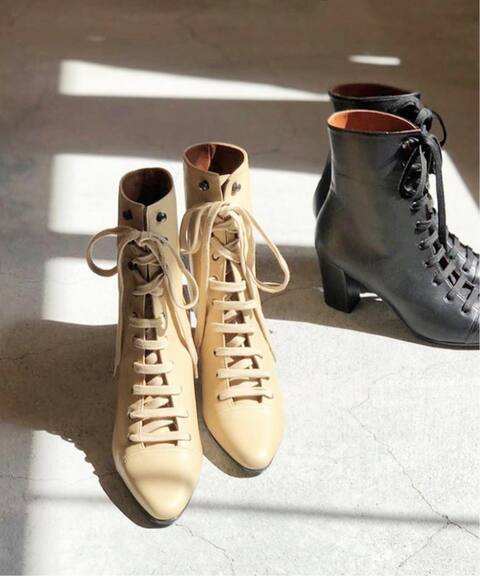 Michel Vivien ミッシェルヴィヴィアン レースアップブーツ75 Plage プラージュ 公式のファッション通販 Baycrew S Store