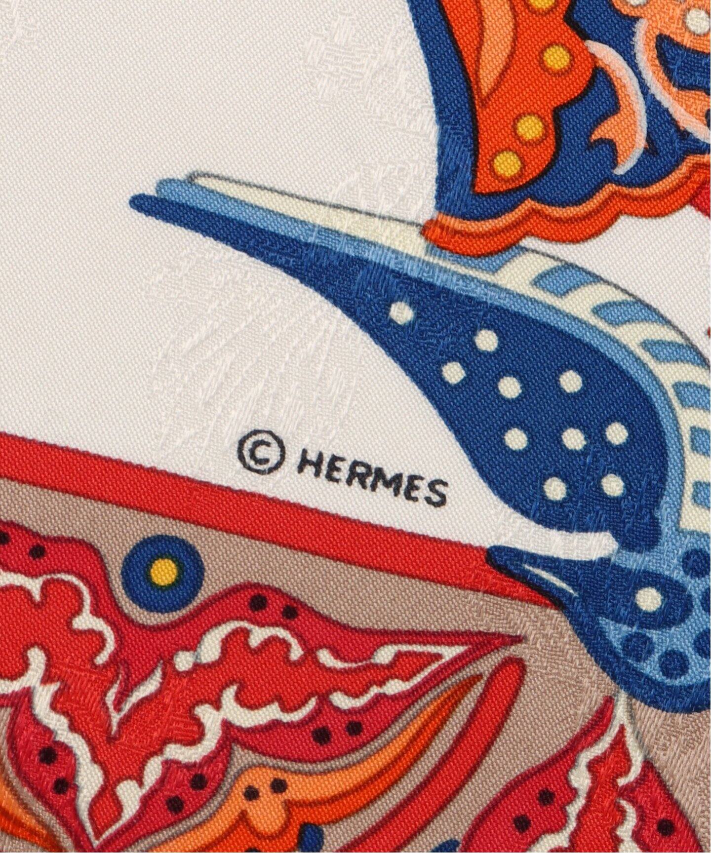 エルメス レトロスカーフ HERMES◇エルメス 大判スカーフ 太陽柄 | レトロ古着のお店〜リクリ