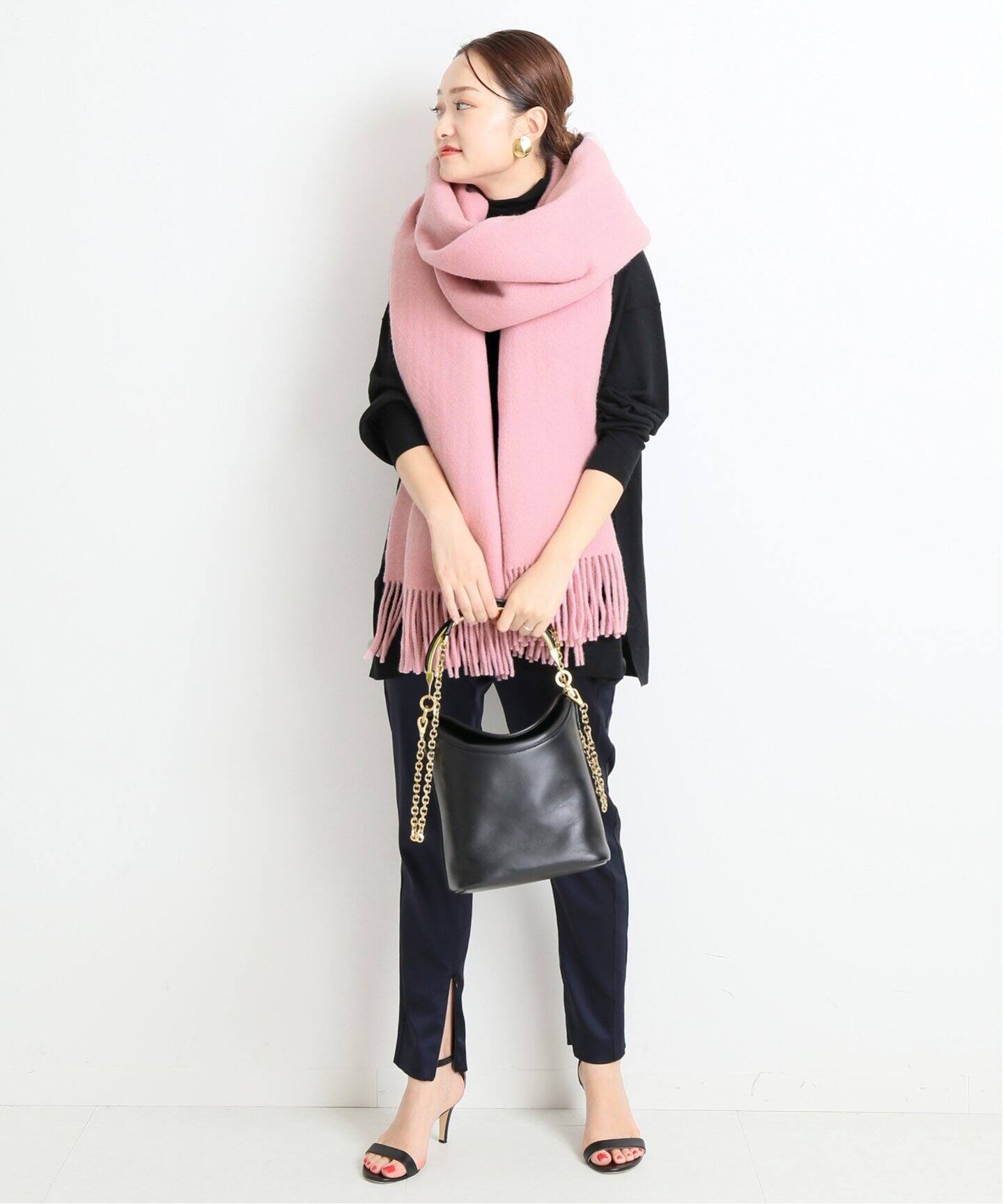 ASAUCEMELER EXファインラムスポンディッシュウールストール マフラー ASAUCE MELER EXファインラムスポンディッシュウールストール（別注