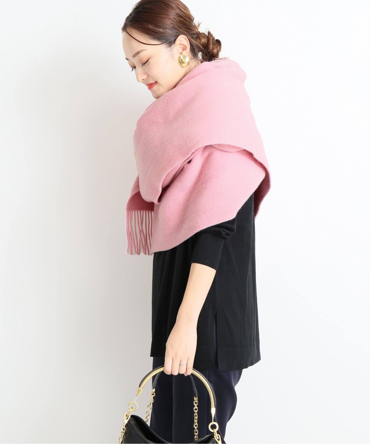 ASAUCE MELER EXファインラムスポンディッシュウールストール（別注