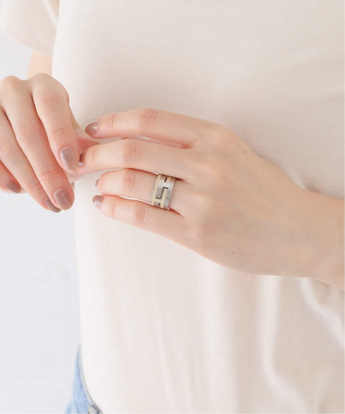 VINTAGE HERMES/エルメス】move H ring（リング）｜ENSEMBLE