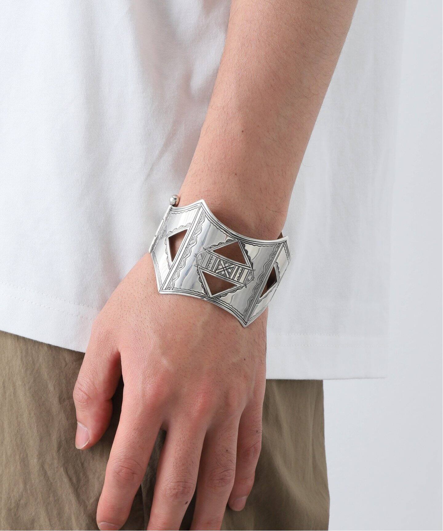 VINTAGE HERMES エルメス / 2000`s TOUAREG PIN BRACELET : トゥアレグ 