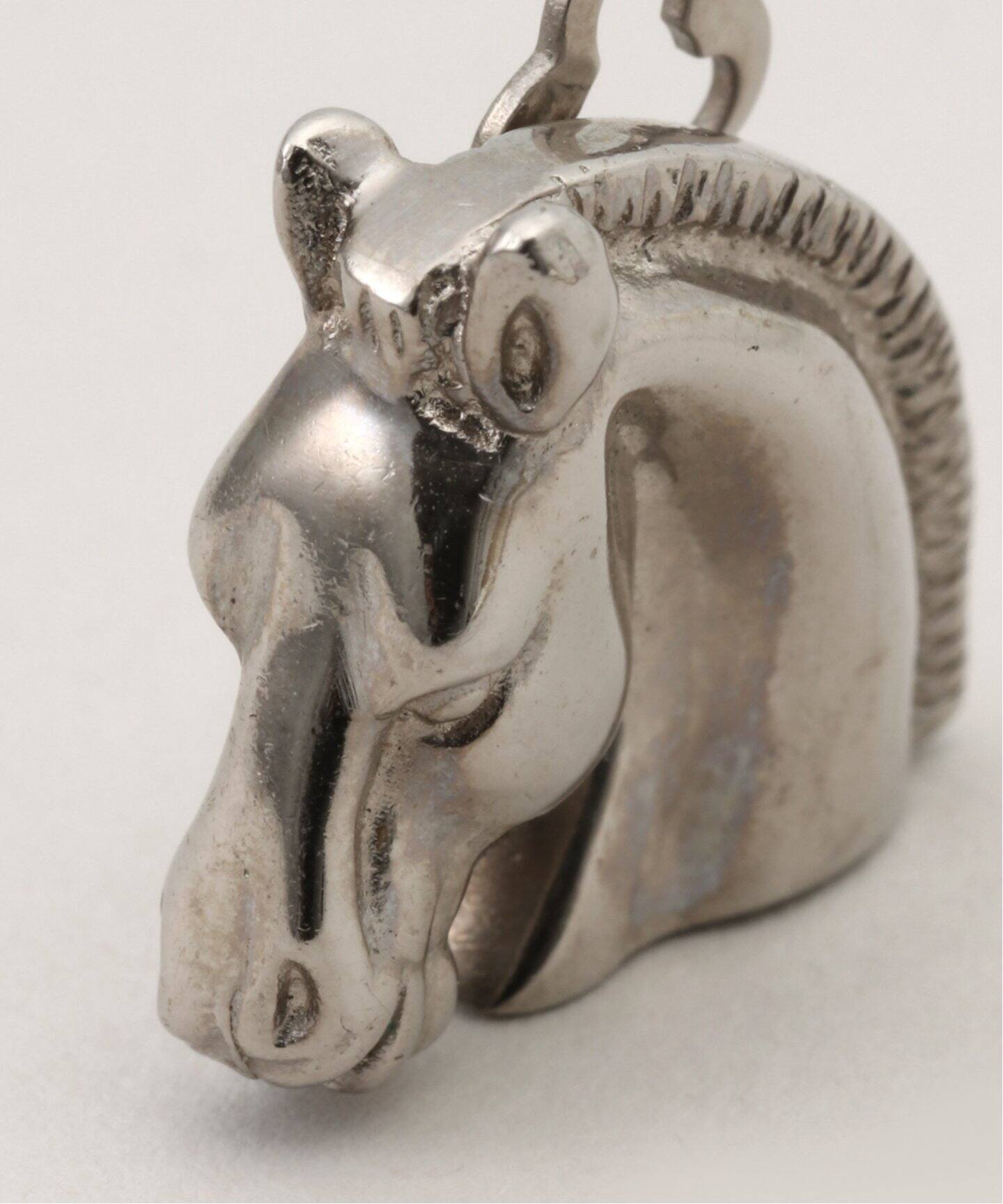 VINTAGE HERMES/エルメス】Horse Earring(両耳)（イヤリング  