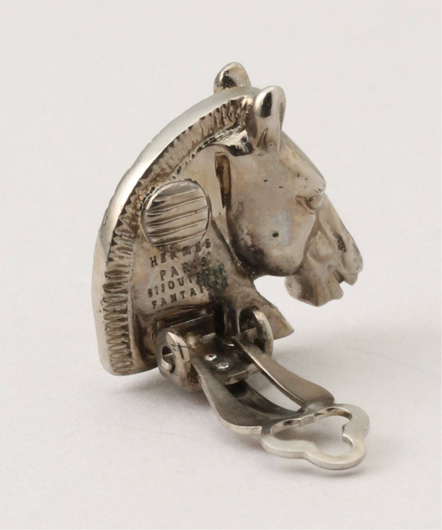 VINTAGE HERMES/エルメス】Horse Earring(両耳)（イヤリング  