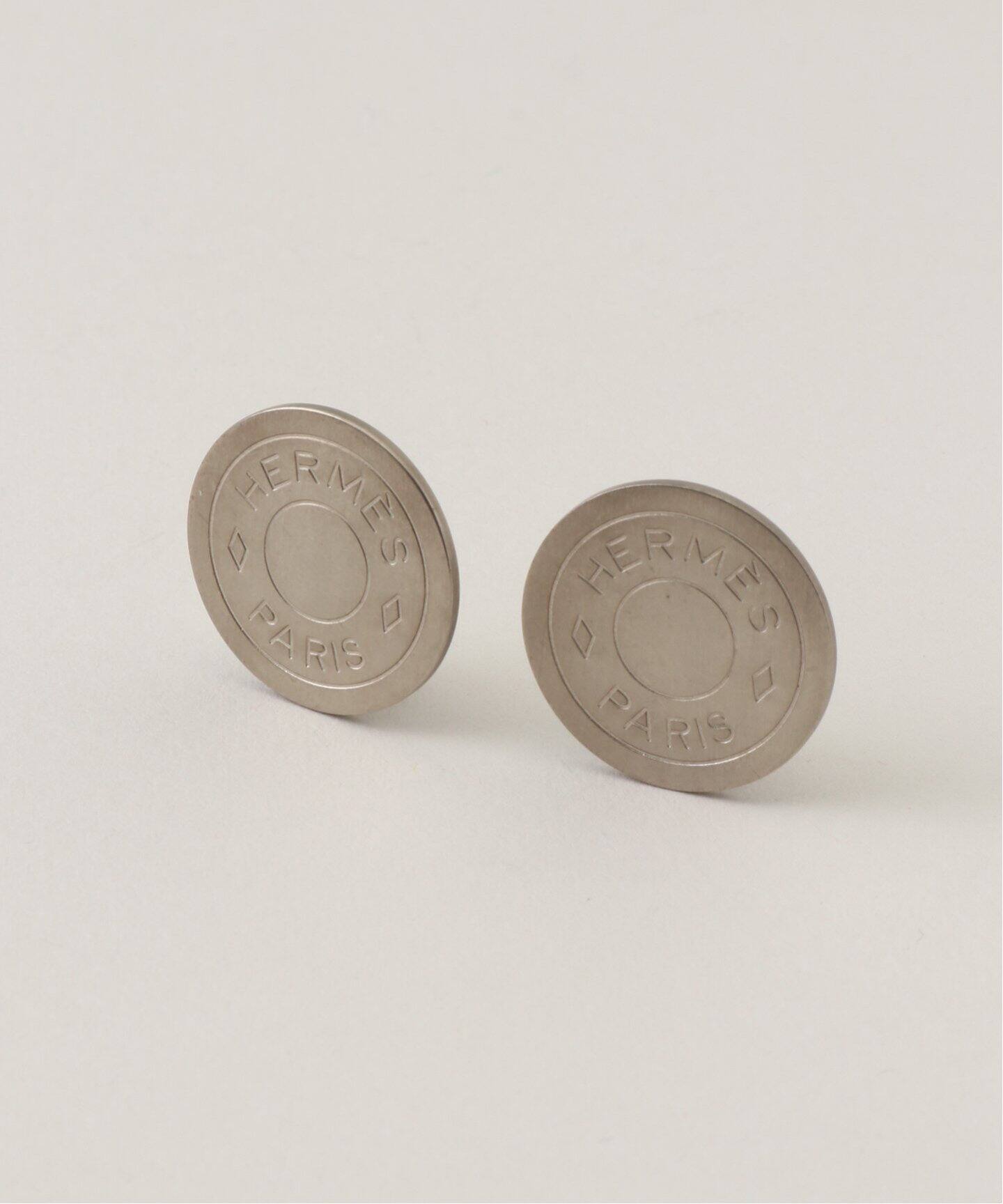 VINTAGE HERMES/エルメス】 Sellier earring(両耳)（イヤリング 
