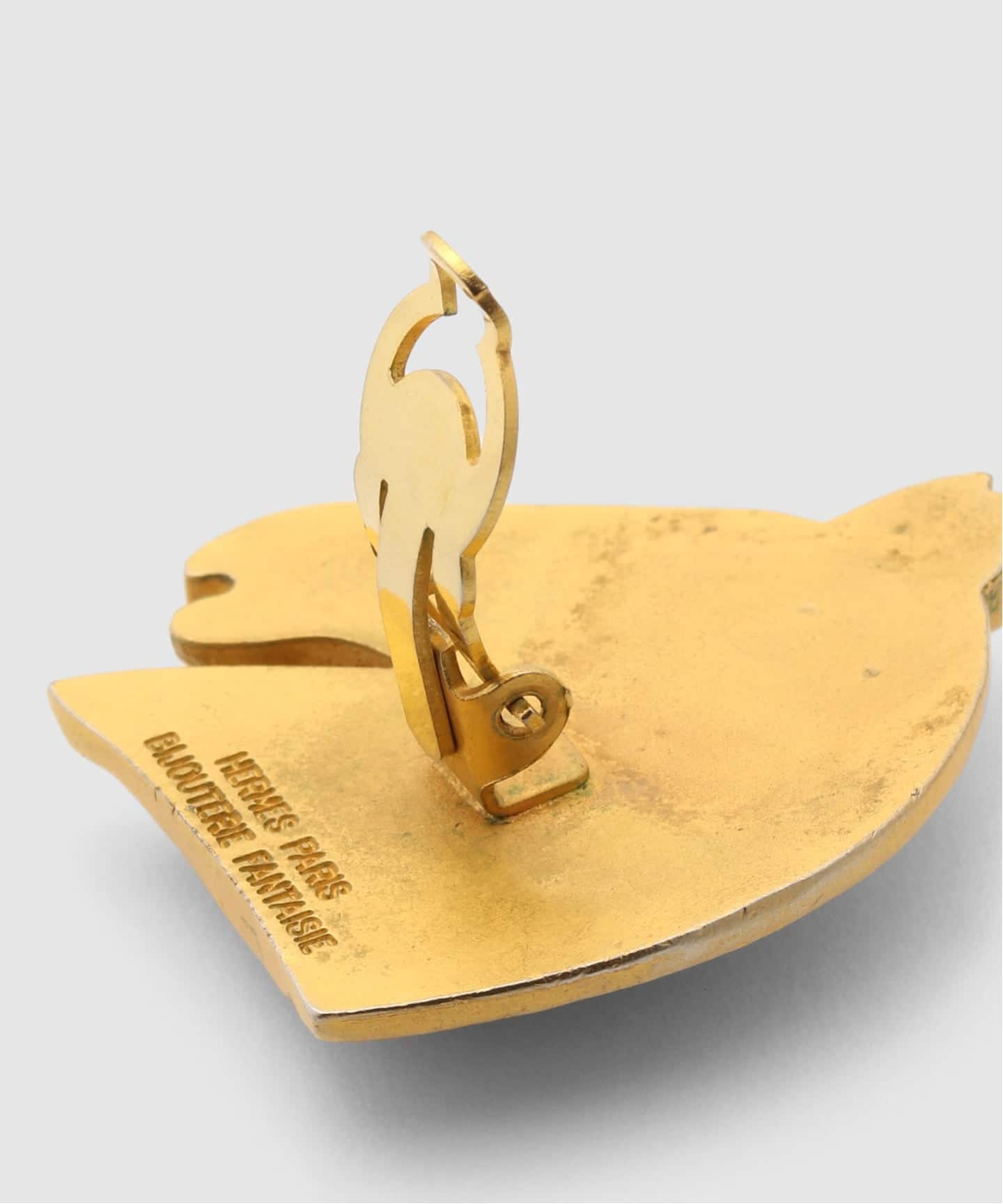 正規HERMES ☆イヤリング VINTAGE HERMES/エルメス】Horse Earring(両耳)（イヤリング
