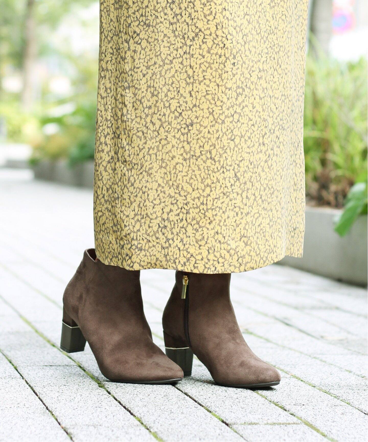 完売品】YELLO short boots ショートブーツヒール Sサイズ-SEIKO