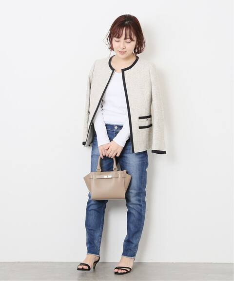 フリクションツイードパイピングジャケット La Totalite ラ トータリテ 公式のファッション通販 Baycrew S Store