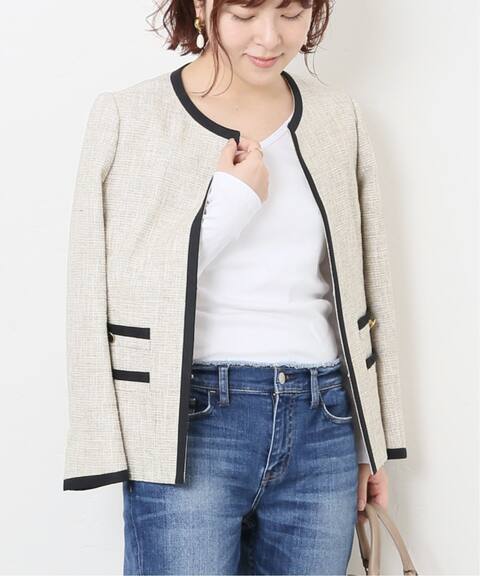 フリクションツイードパイピングジャケット La Totalite ラ トータリテ 公式のファッション通販 Baycrew S Store