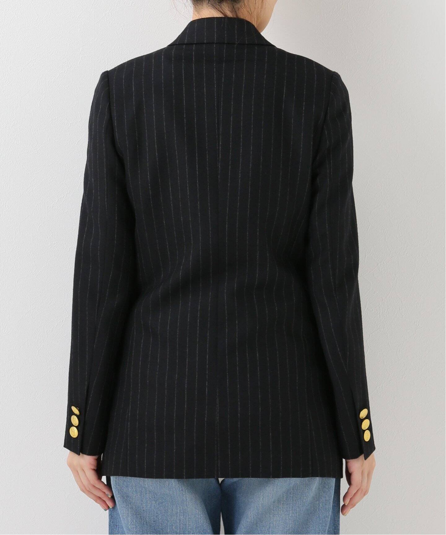MADISON BLUE/マディソンブルー】Bleecker W6B W/STRIPE|L 公式販売 エリナ様♡ご専用【MADISONBLUE】 W6B BLAZER テーラードジャケット