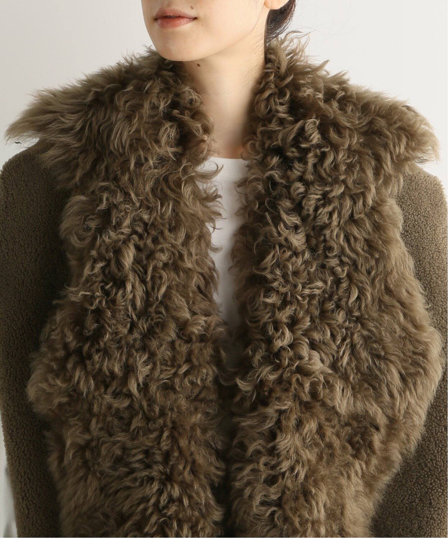 在庫限り】 美品!アパルトモン 【BLANCHA/ブランカ】 VEST MOUTON