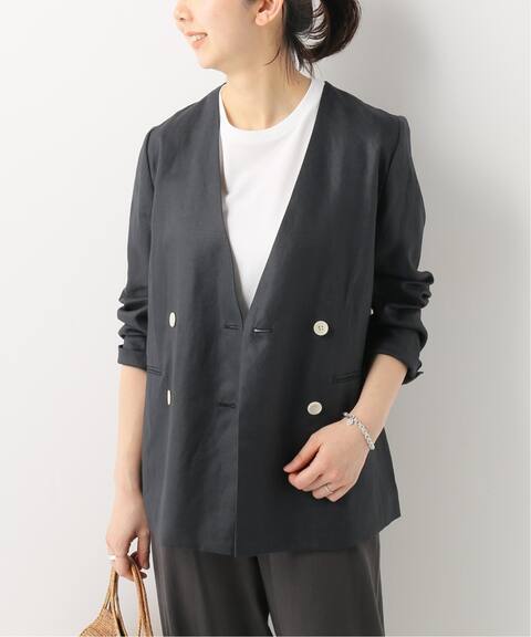 フレンチリネンツイルwブレストジャケット Iena イエナ 公式のファッション通販 Baycrew S Store