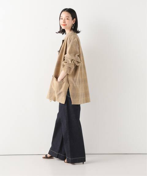 Clane クラネ Side Slit Over テーラージャケット Slobe Iena スローブ イエナ 公式のファッション通販 Baycrew S Store