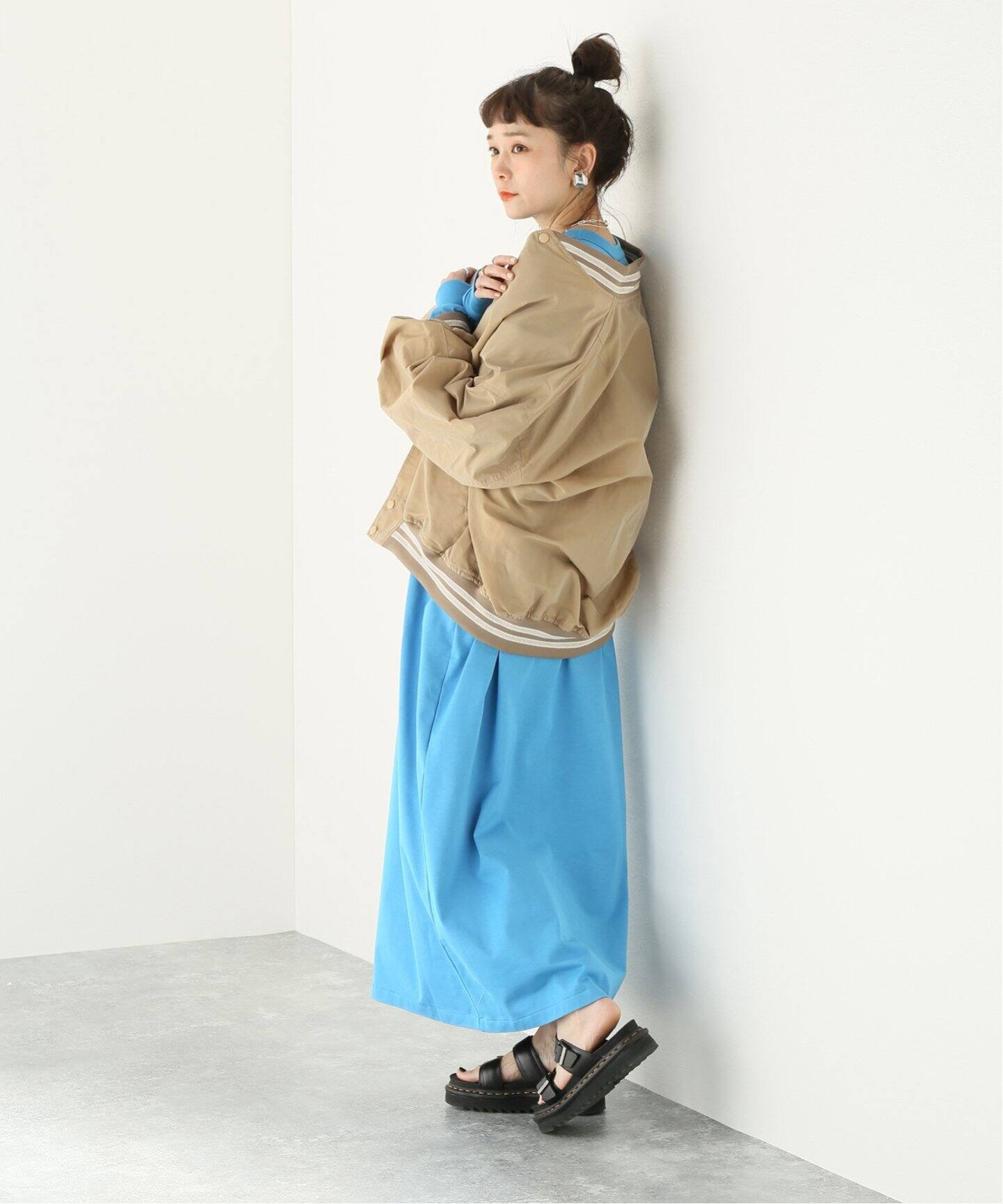 MAISON EUREKA/メゾン・エウレカ】NYLON RAMIE STADIUM JUMPER MAISON EUREKA/メゾン・エウレカ】NYLON RAMIE STADIUM JUMPER