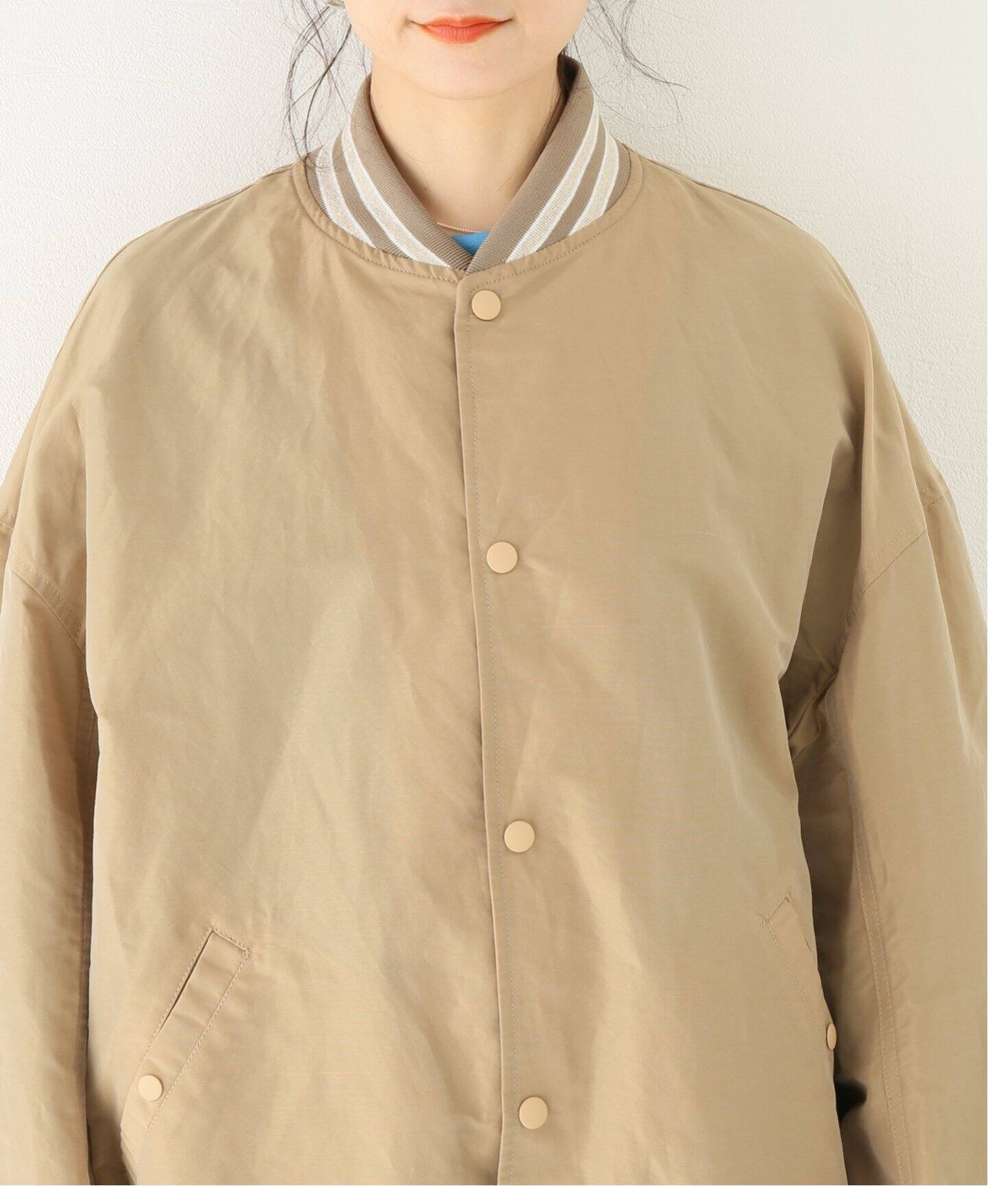 MAISON EUREKA/メゾン・エウレカ】NYLON RAMIE STADIUM JUMPER MAISON EUREKA/メゾン・エウレカ】NYLON RAMIE STADIUM JUMPER
