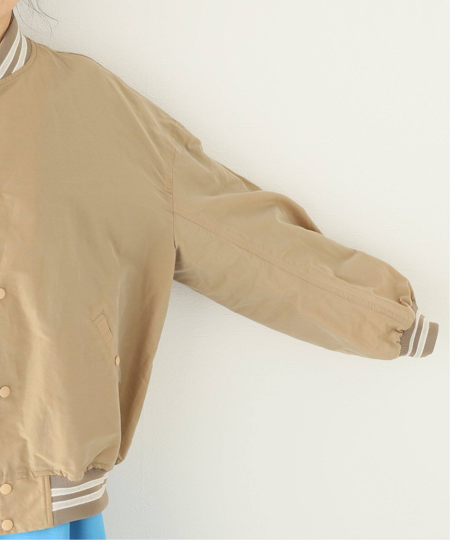 最新エルメス EUREKA MAISON メゾンエウレカ レディース ブルゾン(その他) ブルゾン、ジャンバー MAISON EUREKA/メゾン・エウレカ】NYLON RAMIE STADIUM JUMPER