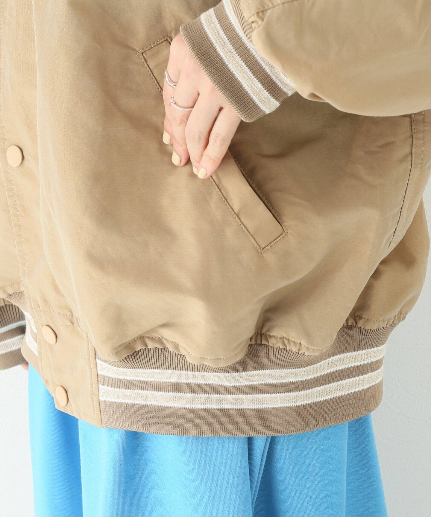 MAISON EUREKA/メゾン・エウレカ】NYLON RAMIE STADIUM JUMPER MAISON EUREKA/メゾン・エウレカ】NYLON RAMIE STADIUM JUMPER