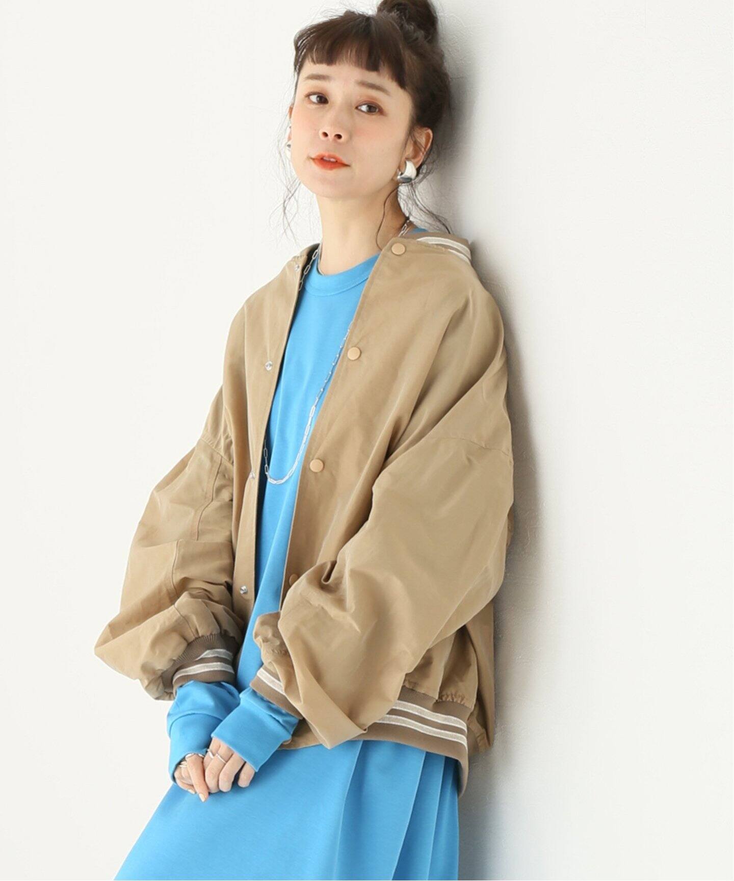 MAISON EUREKA/メゾン・エウレカ】NYLON RAMIE STADIUM JUMPER MAISON EUREKA/メゾン・エウレカ】NYLON RAMIE STADIUM JUMPER