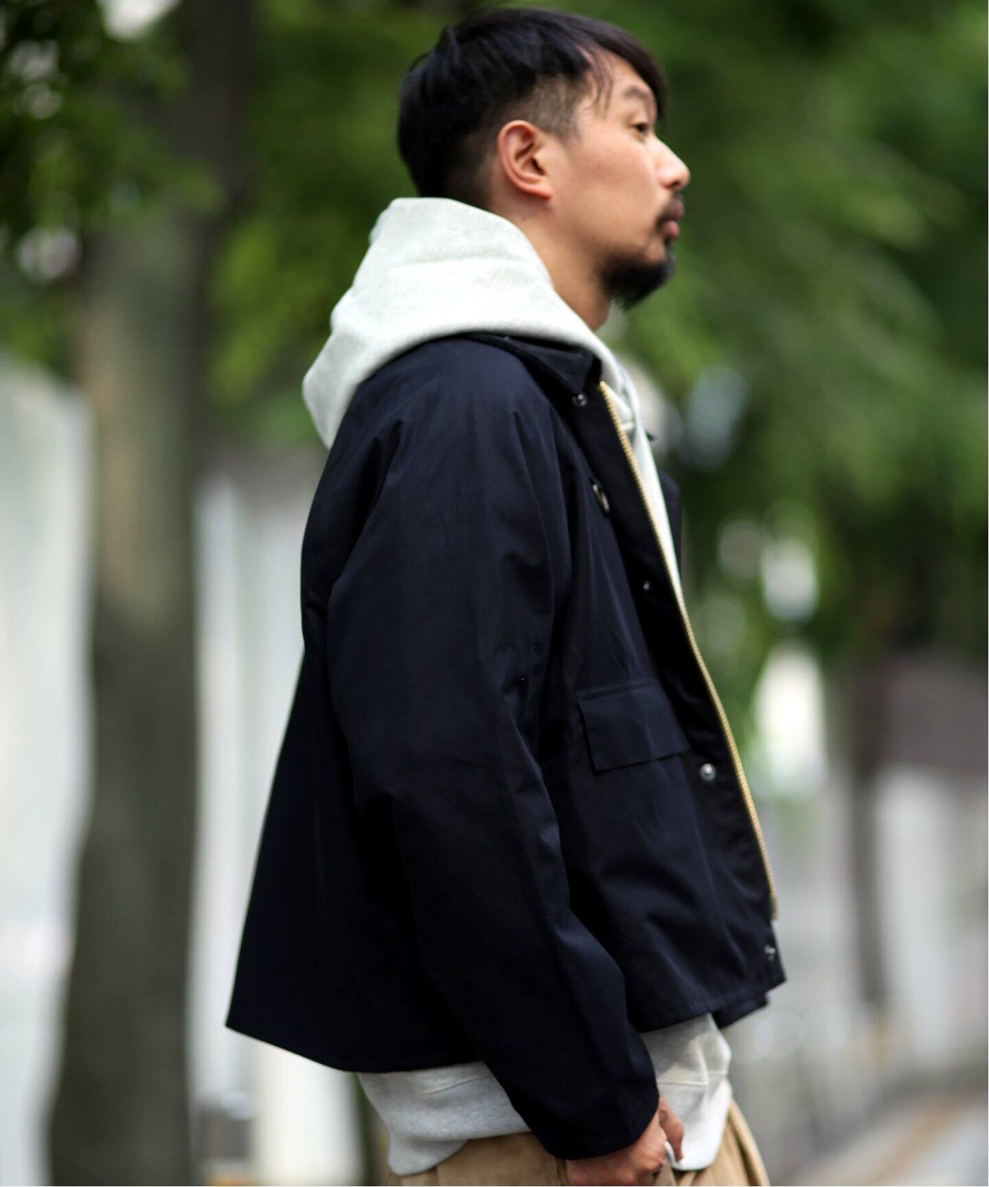 BARBOUR for relume】別注 Oversized Reversible SPEY|JOURNAL