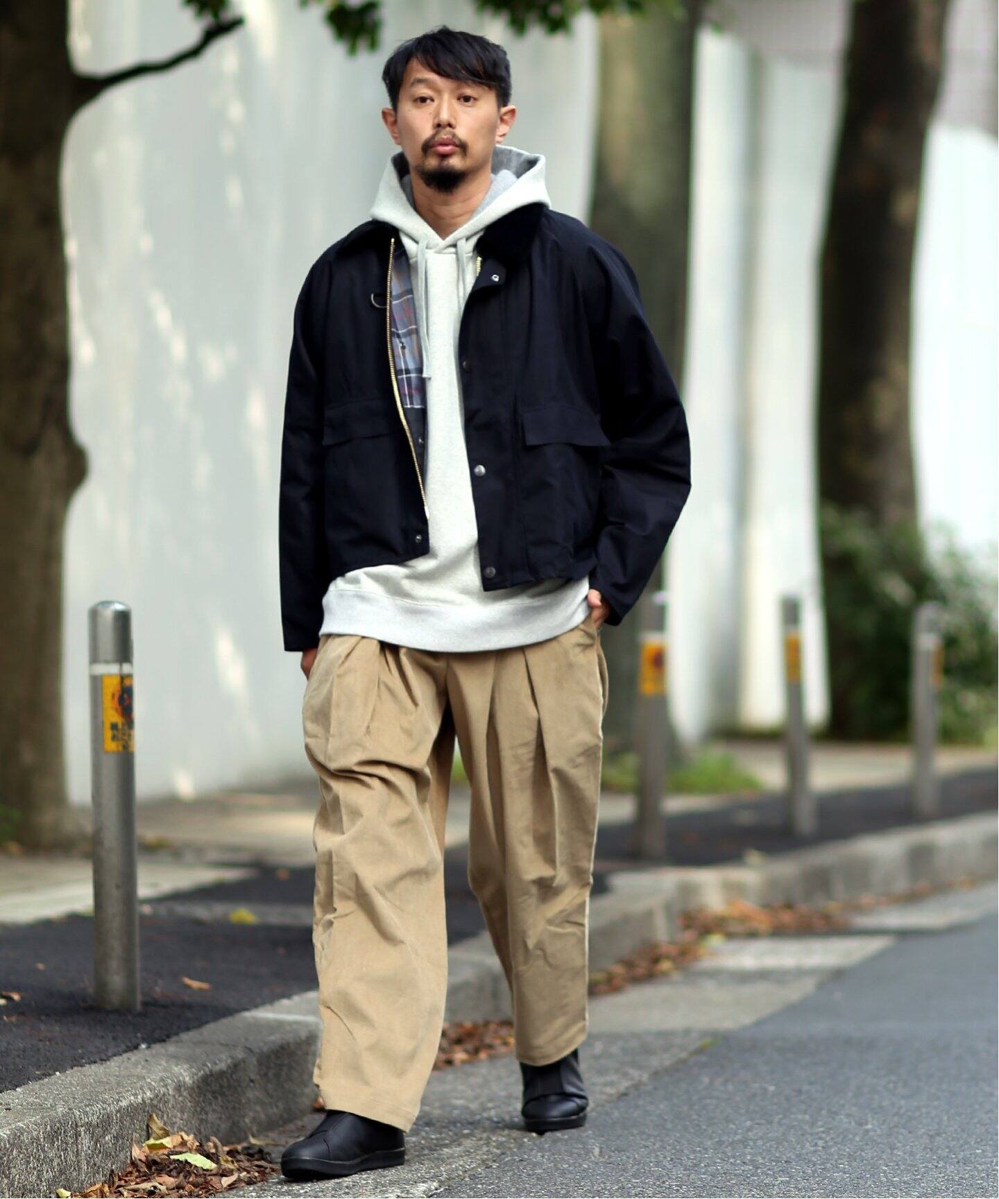 BARBOUR for relume】別注 Oversized Reversible SPEY|JOURNAL