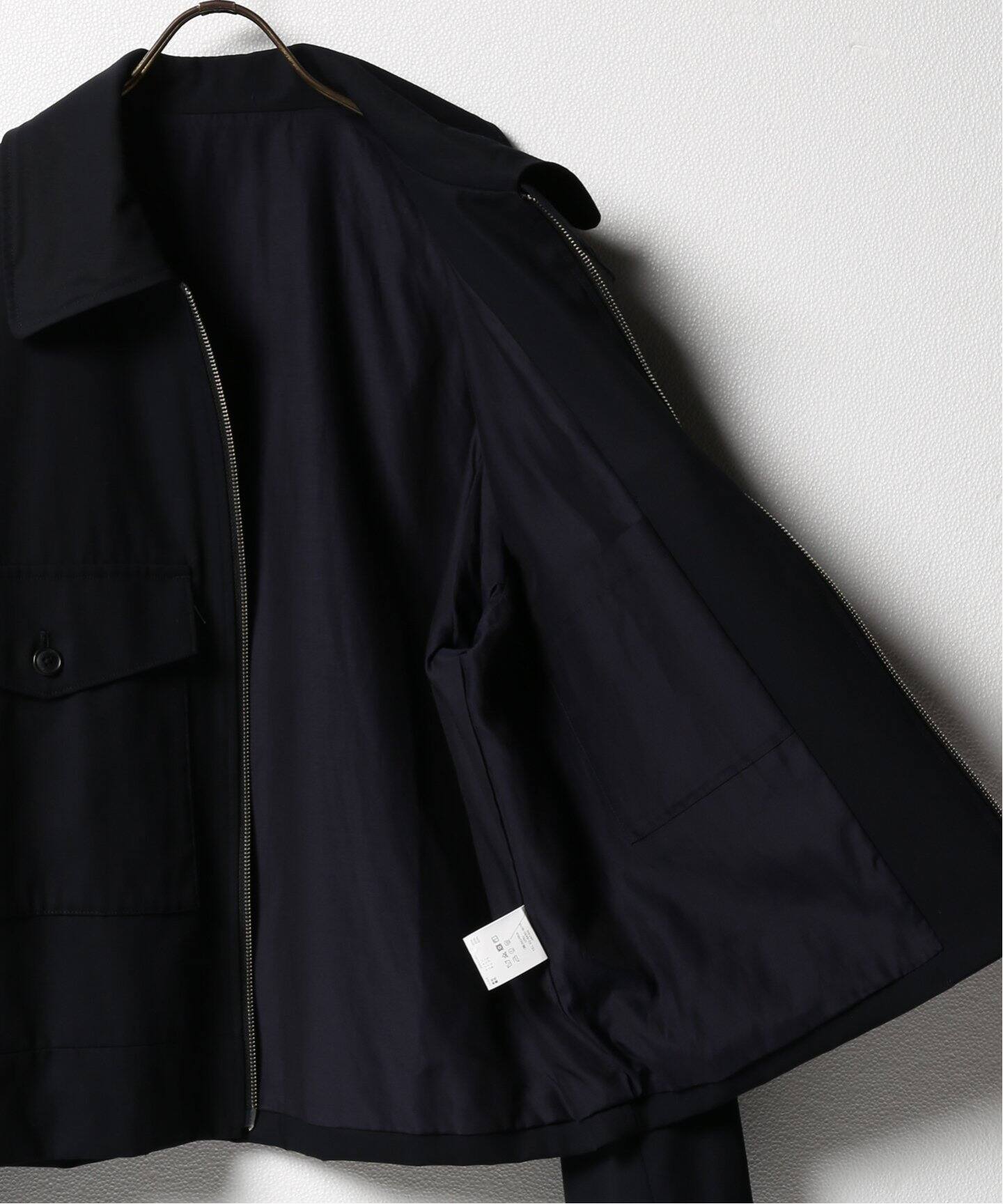 uru zip up blouson