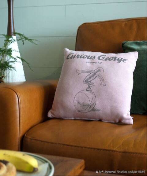 おさるのジョージ Acme George Kids Cushion 中材込 クッション Acme Furniture アクメ ファニチャー 公式のファッション通販 Baycrew S Store