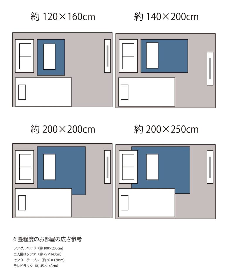 PO RUG 133*200 ラグ（ラグ・マット）｜ACME Furniture（アクメ 