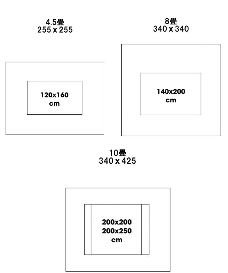 PO RUG 133*200 ラグ（ラグ・マット）｜ACME Furniture（アクメ 