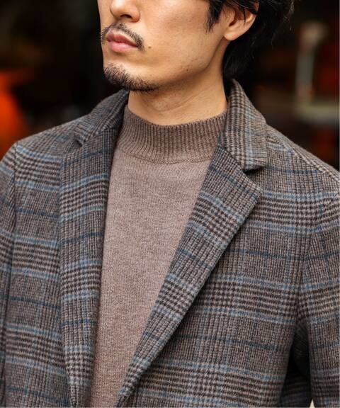 120s ブレンド チェック チェスターコート Edifice エディフィス 公式のファッション通販 20020300101240 Baycrew S Store