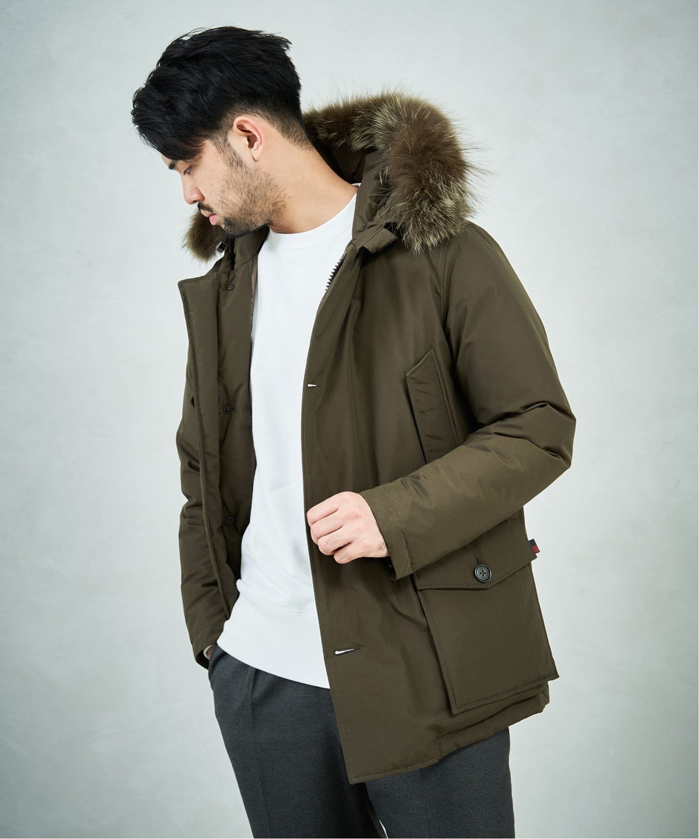 WOOLRICH / ウールリッチ】別注 New ARCTIC PARKA ML|EDIFICE オンライン取寄 美品 ウールリッチ エディフィス別注 XS ニューアークティックパーカー ダウンジャケット