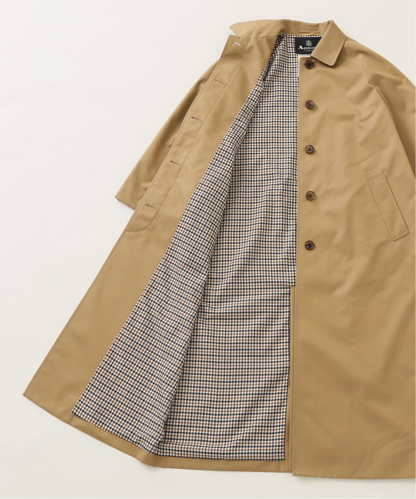 Aquascutum/アクアスキュータム】LESSAGE別注ステンカラーコート ...