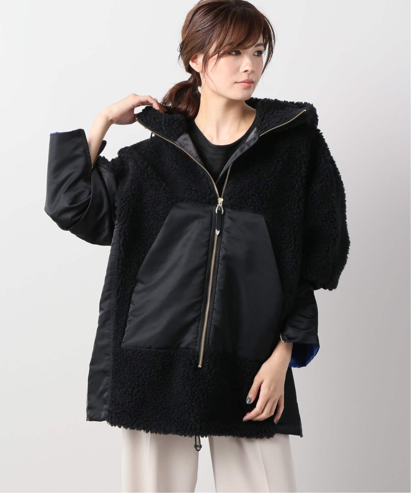 TOGA VIRILIS 21AW boa hoodie blouson
