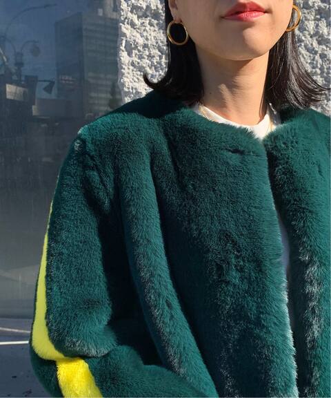 Fun Fur ファン ファー ラインノーカラーコート Oriens Journal Standard オリエンス ジャーナルスタンダード 公式のファッション通販 Baycrew S Store