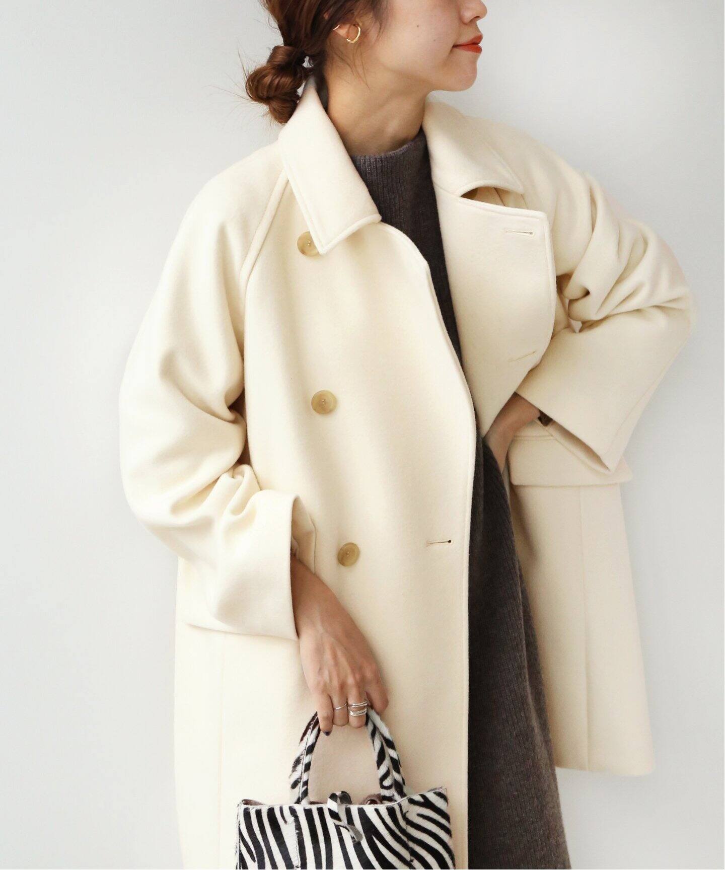 Wool モッサメルトン Pコート Journal Standard Relume ジャーナルスタンダード レリューム 公式のファッション通販 Baycrew S Store