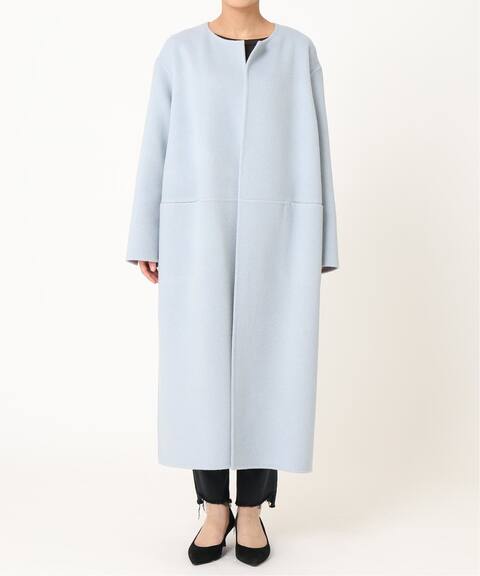 追加 Victorian リバーロングノーカラーコート Deuxieme Classe ドゥーズィエム クラス 公式のファッション通販 Baycrew S Store