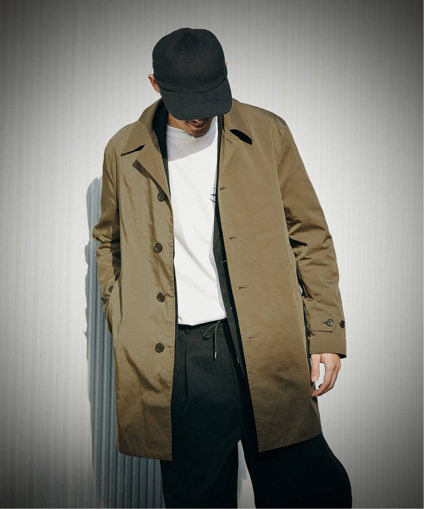 初回限定 Journal Standard ジャーナルスタンダード コート ダントツ撥水 ステンカラーコート ss ベージュ M メンズ K2963 エッセンシャルズ Admarwork Pl