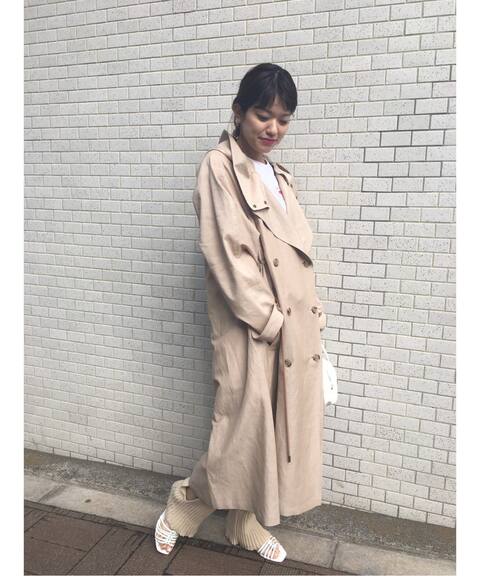 Vachement 別注フーデット ロングトレンチコート Edit For Lulu エディット フォー ルル 公式のファッション通販 20020810000410 Baycrew S Store