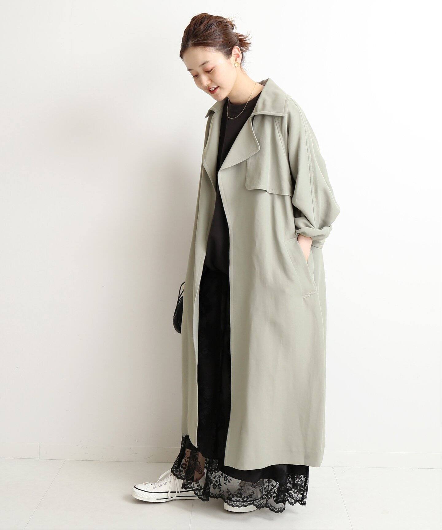追加》アセテートコットン オーバーチェスターコート◇|IENA(イエナ ...