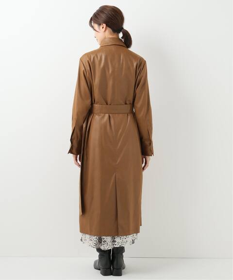 ライトフェイクレザー ステンカラーコート Iena イエナ 公式のファッション通販 Baycrew S Store