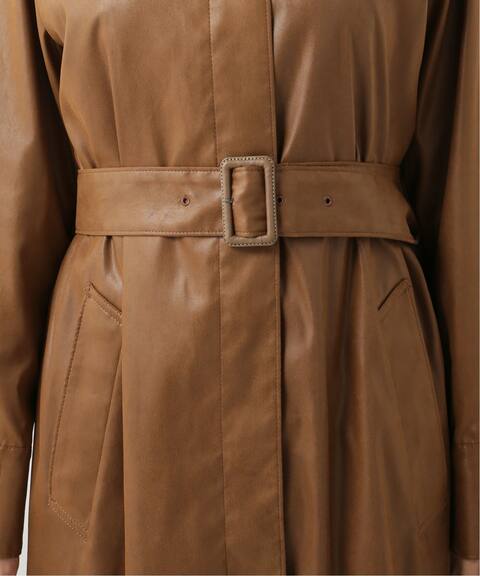 ライトフェイクレザー ステンカラーコート Iena イエナ 公式のファッション通販 Baycrew S Store